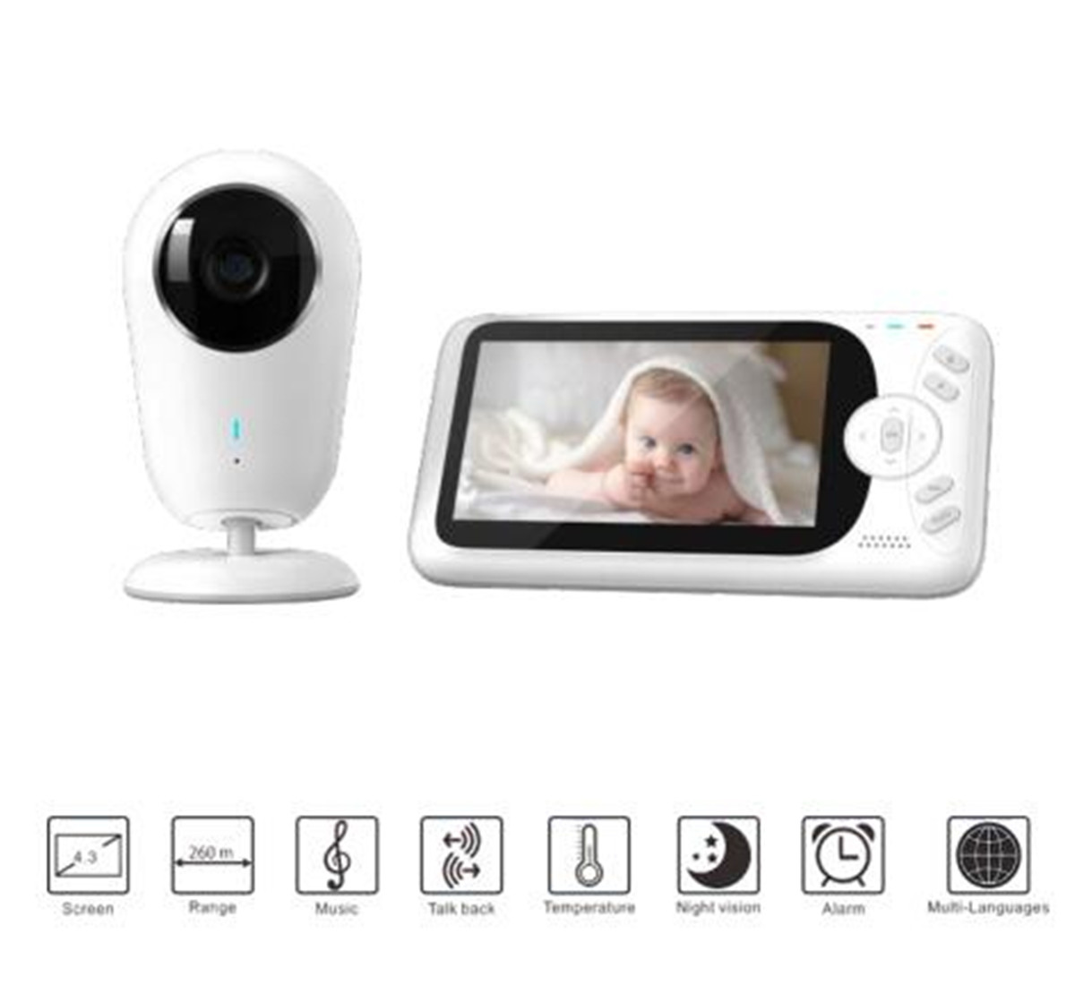 Home Security Wireless Cameras - Baby monitor wireless Full HD da