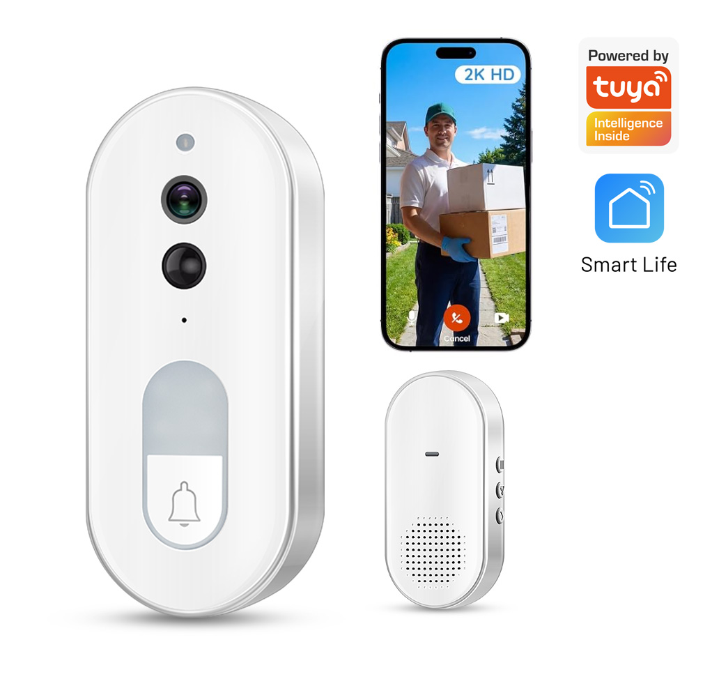 Home Security Blink - Campanello Video Intelligente Tuya Wireless 1080P