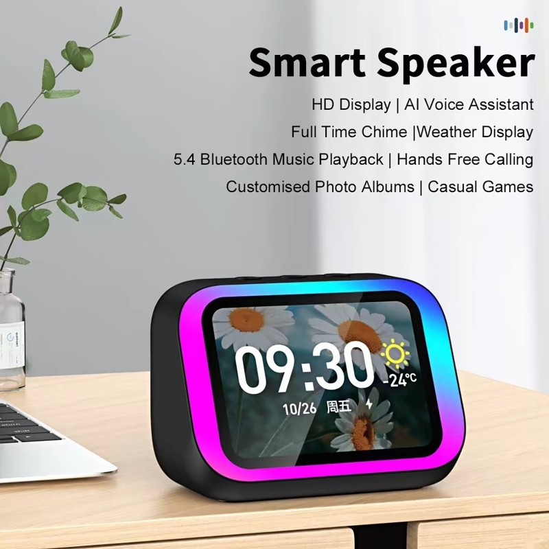 Home Security Ai - Assistente Vocale AI con Altoparlante Bluetooth,