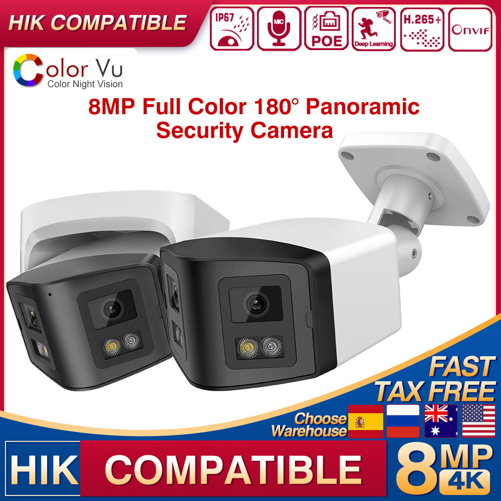 Home Security Hikvision - Obiettivo 4K 8MP 2.8mm 170° Compatibile