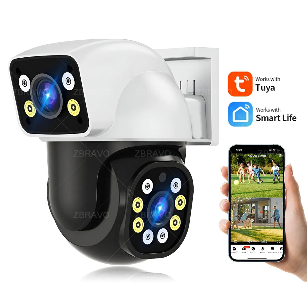 Home Security Ai - Telecamera Esterna WiFi Smartlife 8MP Tuya,