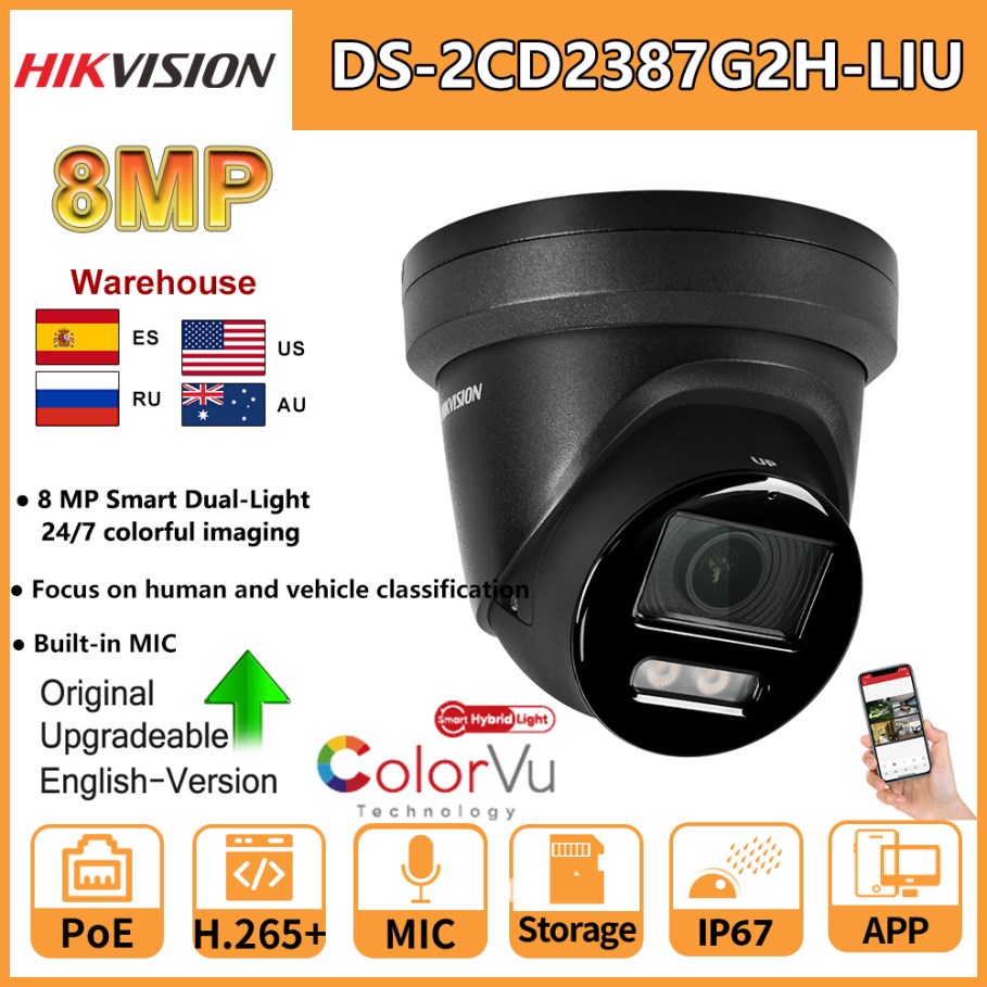 Home Security Hikvision - Telecamera IP Hikvision da 8 MP