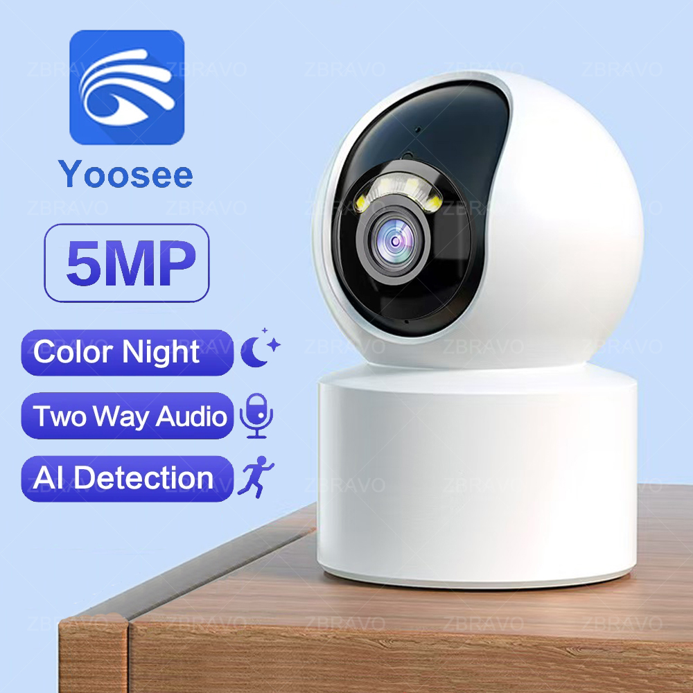 Home Security Ai - Yoosee 5MP WiFi Sicurezza PTZ Telecamera