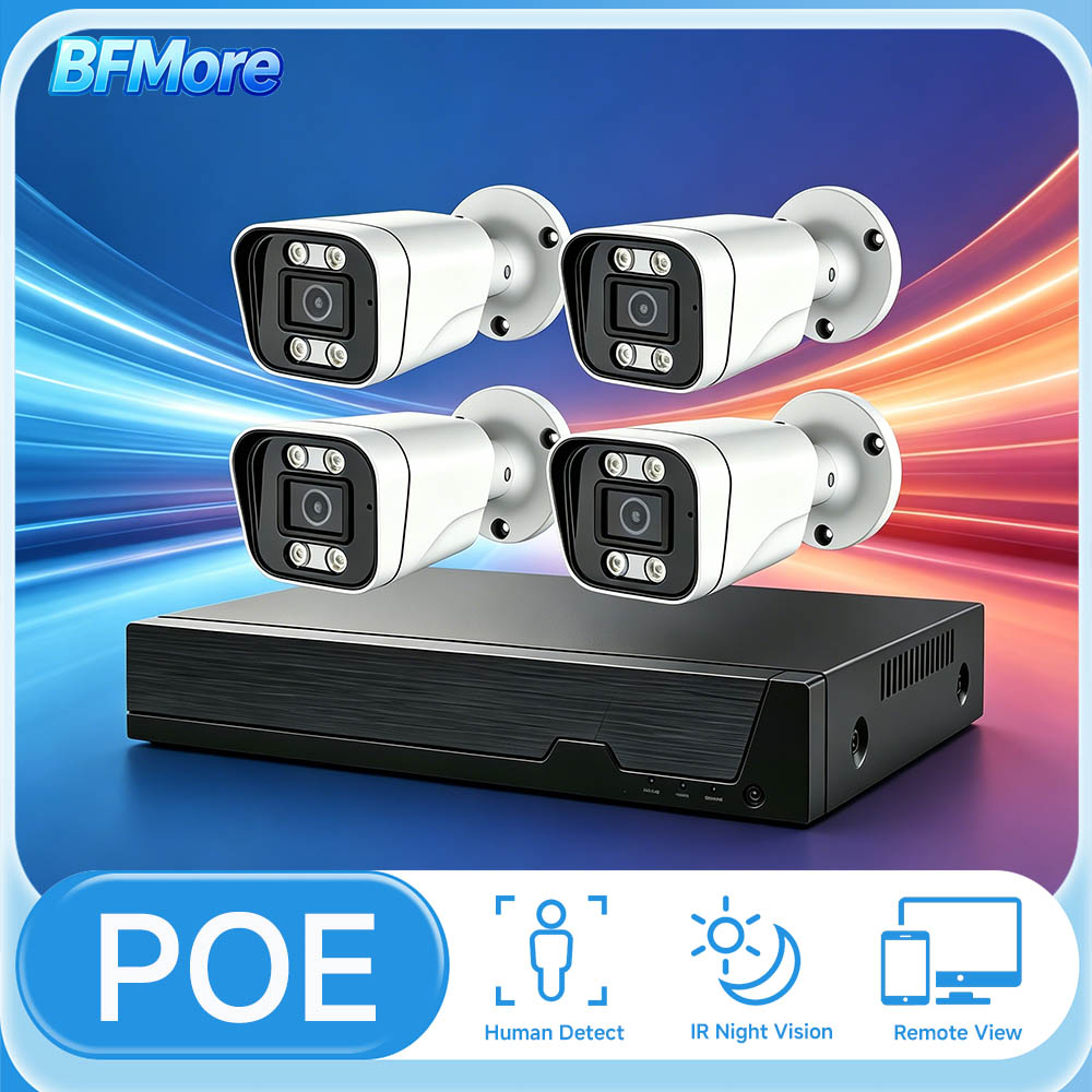 Home Security Ai - BFMore Kit NVR POE 8CH 8MP