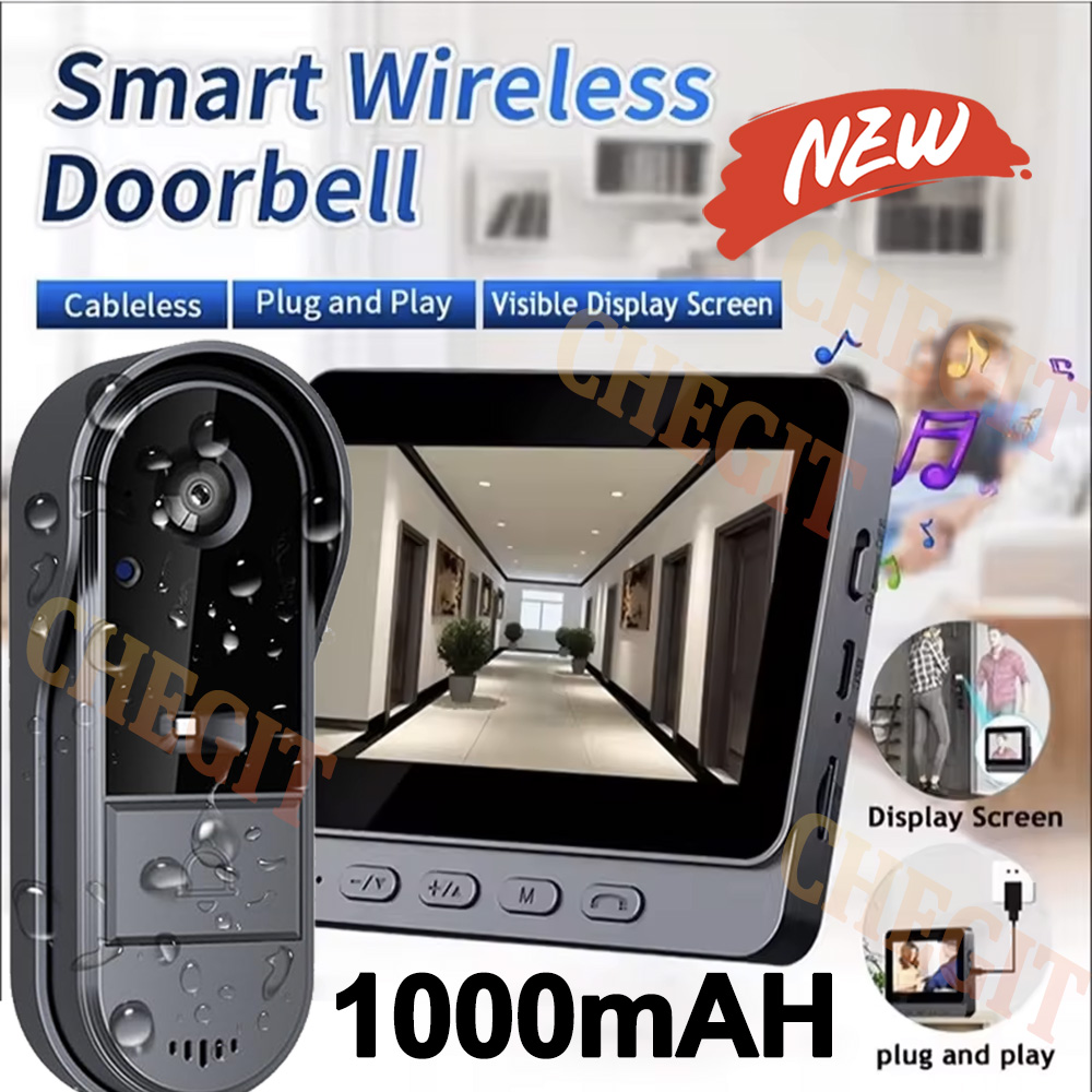 Home Security Blink - Campanello senza fili Wifi Telecamera 1080P