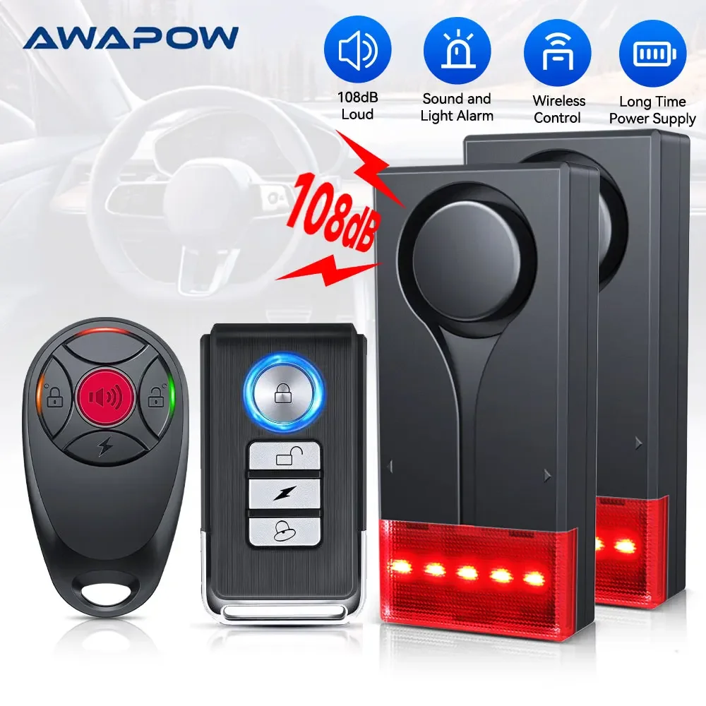 Home Security Blink - Awapow Allarme a vibrazione antifurto per