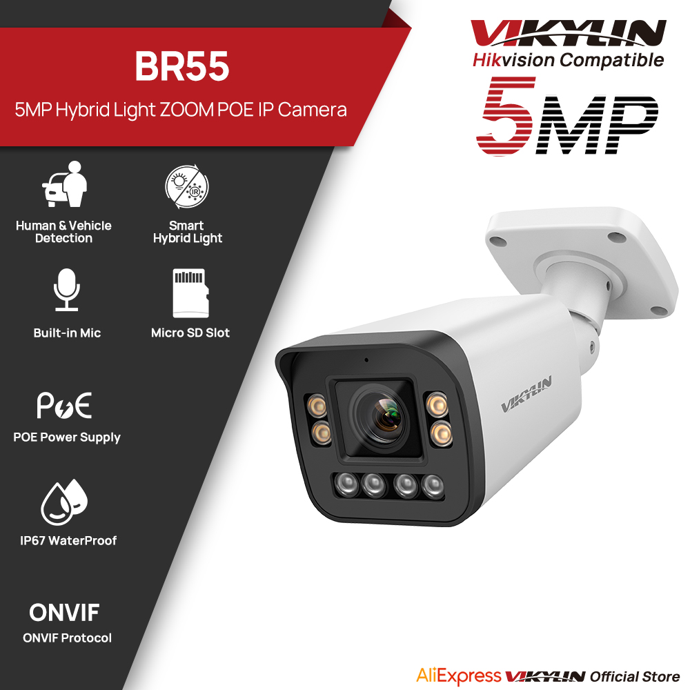 Home Security Hikvision - Telecamera di Sicurezza IP VIKYLIN 5MP