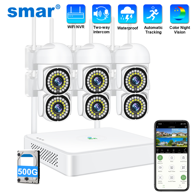 Home Security Wireless Cameras - Sistema di Telecamere di Sicurezza Wireless