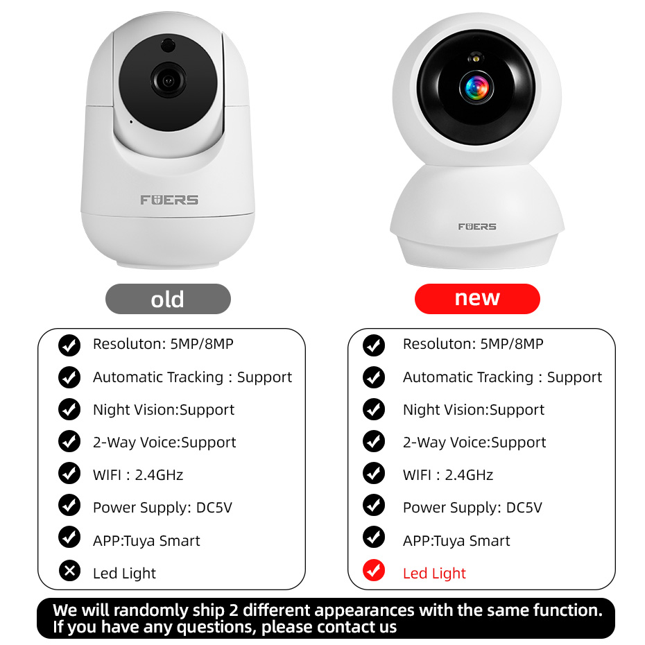 FUERS 5MP HD Telecamera WIFI d - Home Security Prices recensione e prezzo