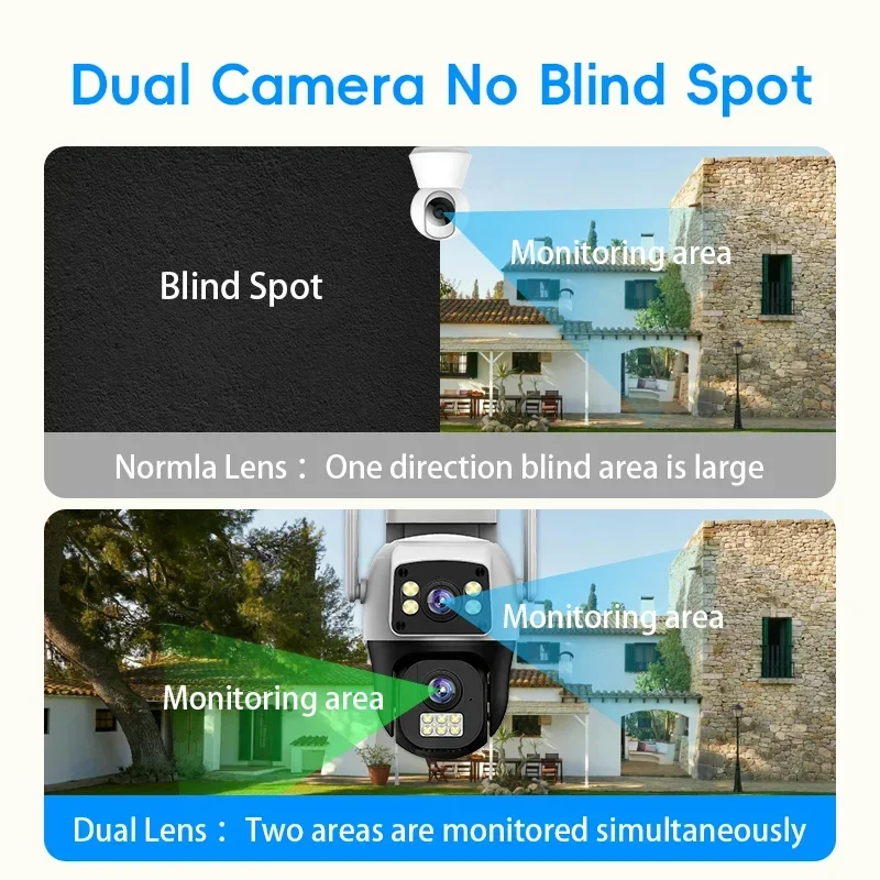 Telecamera IP WIFI 8MP 4K PTZ  - Home Security Ai recensione e prezzo