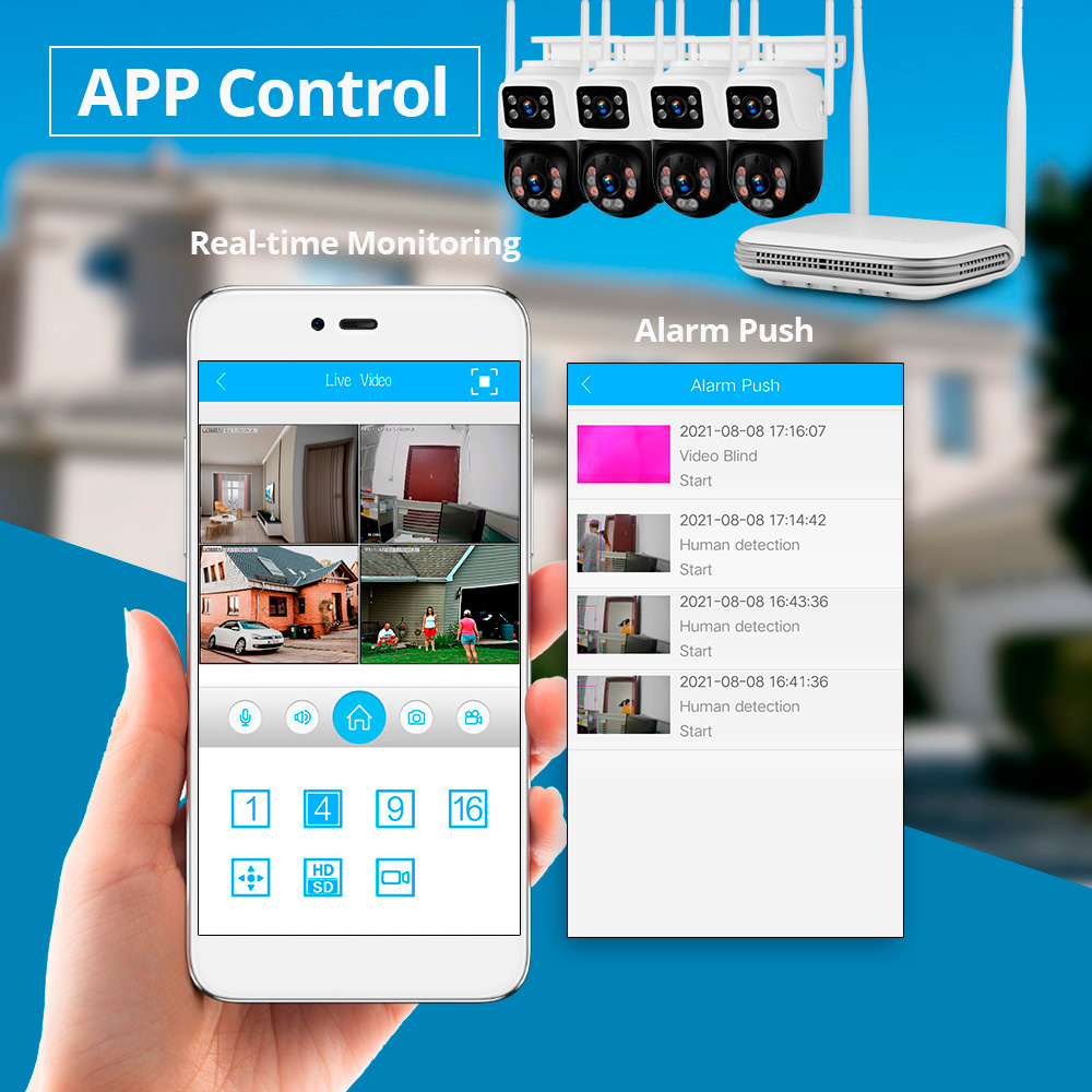 KERUI Impermeabile 6MP HD Wire - Home Security Wireless Cameras recensione e prezzo