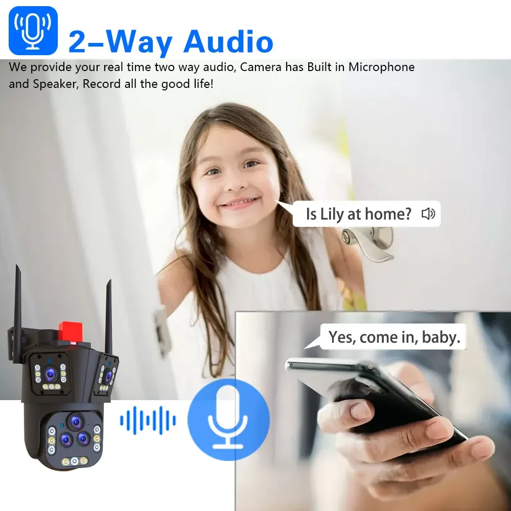 Ultra 20MP 10K WIFI PTZ Contro - Home Security Prices recensione e prezzo