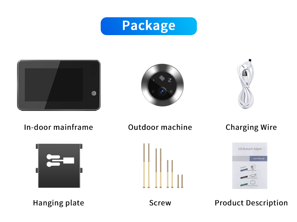 Videocitofono WiFi Tuya Smartl - Home Security Wireless Cameras recensione e prezzo