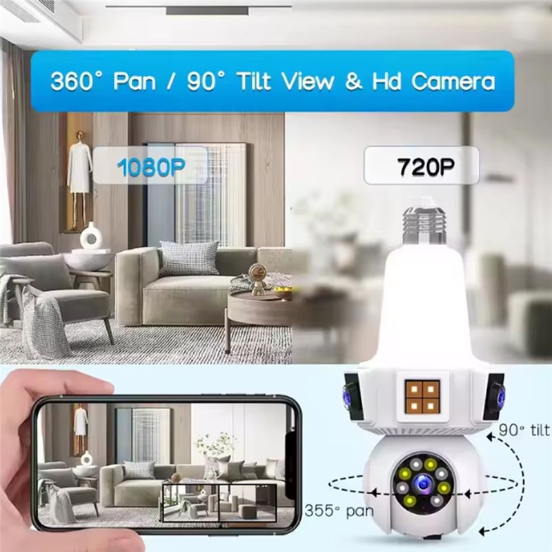 【A08I】Telecamera IP di Sicurez - Home Security Wireless Cameras recensione e prezzo