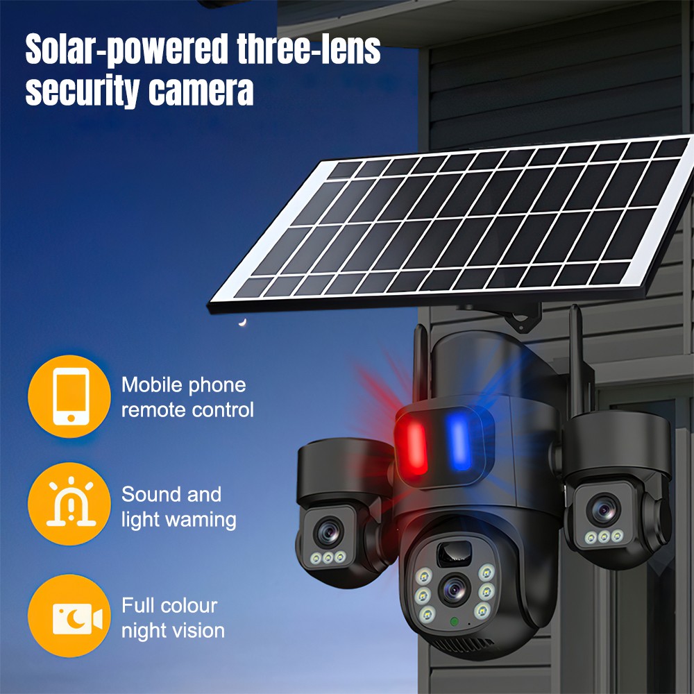 Telecamera PTZ WiFi Solare da  - Home Security Wireless Cameras recensione e prezzo