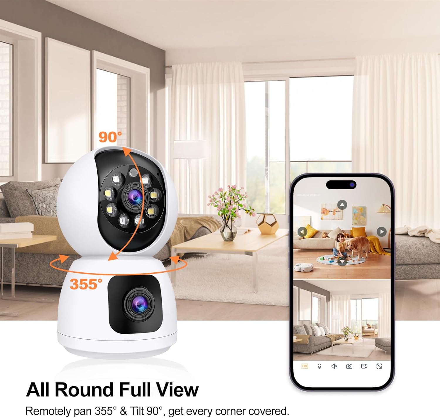 Telecamera di Sicurezza PTZ AN - Home Security Ai recensione e prezzo