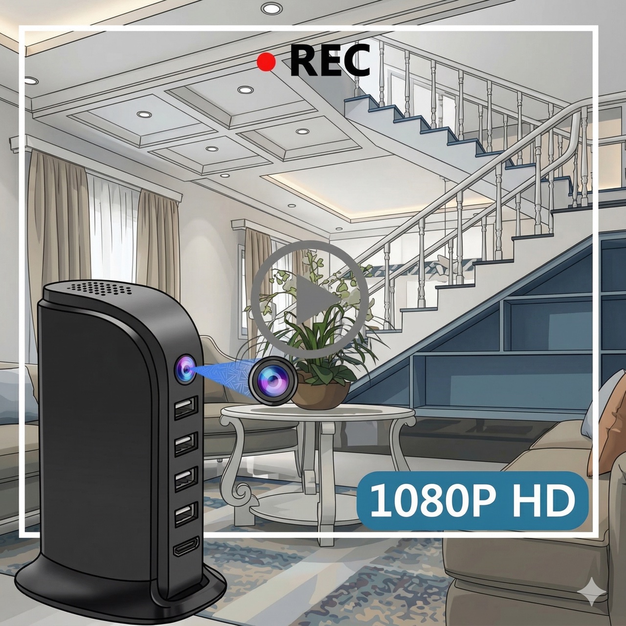 Telecamera di Sicurezza Wi-Fi  - Home Security Officer recensione e prezzo